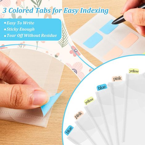 Set de 48 sachets transparents 17,2×16,7 cm – Fermeture à rabat – Inclut des marque‑pages colorés – Organiseur pour documents carrés (1/5)