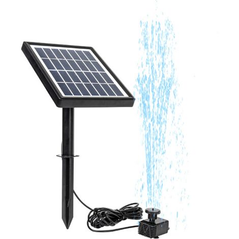 Neuer Solarbrunnen SF081-A1, Standbrunnen, geteilte Ausführung, 7V 3,5W Solarpumpe, dekorativer Brunnen für Außenpools, Vogeltränke (1/5)