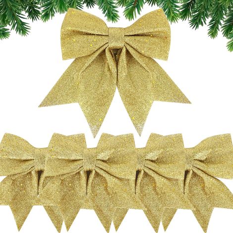 Stück Weihnachtsschleifen, 24 cm, große Größe