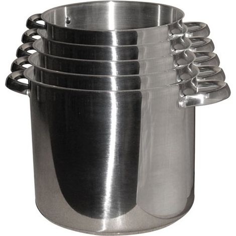 Baumalu Batería de cocina inox 5 piezas acero inoxidable