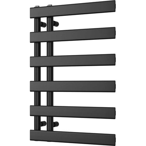 Agar - Black Towel Radiator - H748mm x W500mm (1/3)