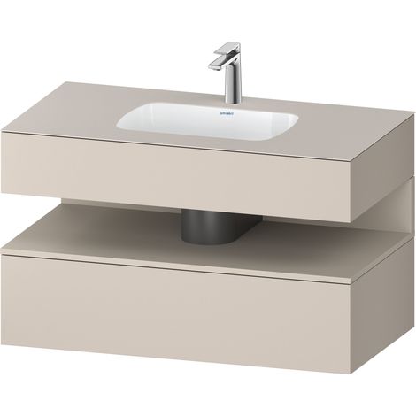 Duravit Collection One lavabo à encastrer avec meuble sous-vasque (1/2)