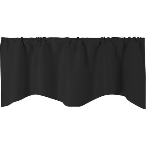 Rideau Courte - Rideau Occultant - Pour Fenêtre Cuisine Salon Chambre - 132 x 46 cm - Polyester - 1 Pièce (1/5)