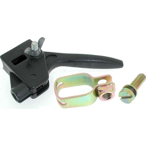 Manette d'accélération universelle pour débroussailleuse à dos – Poignée courte pour tube ø 16mm – Adaptable et précise pour contrôle de vitesse (1/2)