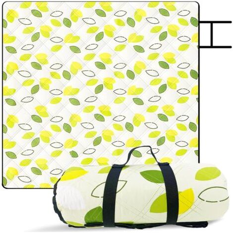 BUNTHAUS Couverture Pique Nique 200x200,Nappe Pique Nique,Tapis Pique Nique Pliable,pour Jardin,Nappe, BBQ, randonnée, Voyage Couverture de Camping