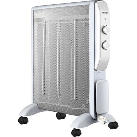 Radiador de mica abrigo 2000w 4elementos blanco/plata 2potencias antivuelco,luz ind.termostato reg.61,5x56x26,5 cm (1/3)