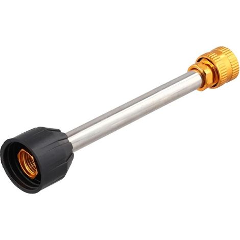 Hochdruck-Edelstahldüse für die Autowäsche, Verlängerungsrohr-Sprinkler für die Gartenbewässerung, rostbeständiger Metall-Sprühkopf, einfach anzuschließendes Gewindefitting (1/5)