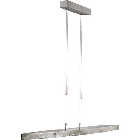 LED Hängeleuchte Pendelleuchte Esszimmerlampe Dimmbar Silber Metall L 106 cm 2700-4000K, 2900lm (1/4)