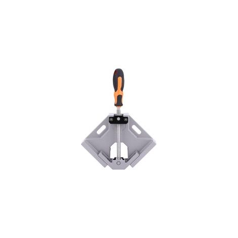 abrazadera de soldadura angular de 90° de aleación de aluminio con mordaza giratoria y mango único - Crezuo