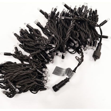Guirnalda LED 144 Luces, 15m, 2700K con destellos, ampliable hasta 10 tramos IP65 (1/3)