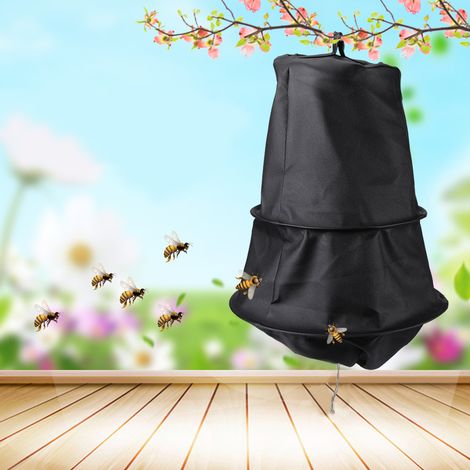 Outil d'apiculteur noir : cage à abeilles, piège à essaims, matériel d'apiculture (1/5)