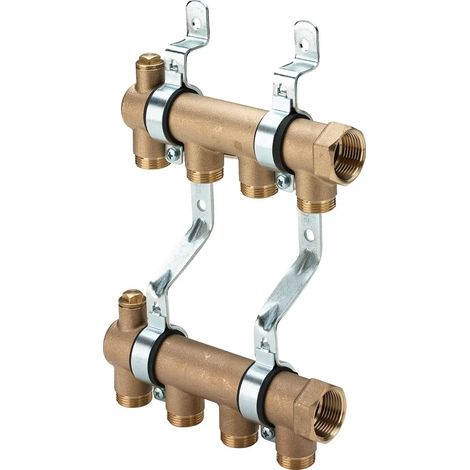 Viega Sanfix Fosta distributore, n 5, L 230, Rp 1 ottone, acciaio zincato modello 1052, 137540