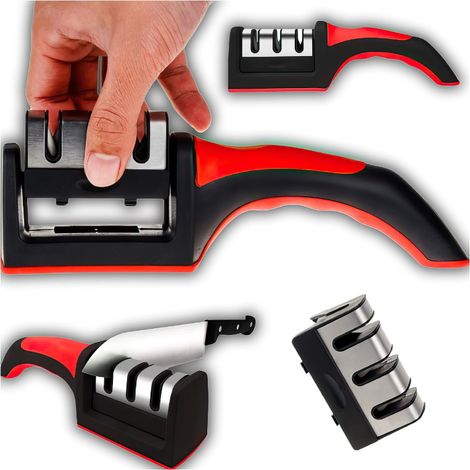AFFILA COLTELLI COLTELLO FORBICI COMPATTO TRIFASE 3 IN 1 WHEATSTONE (1/5)