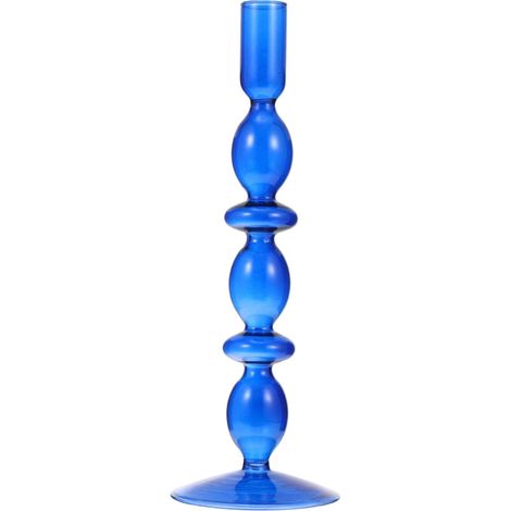 Boule Esthétique Bougies Bleues Bougie Votive en Verre Décor (1/5)