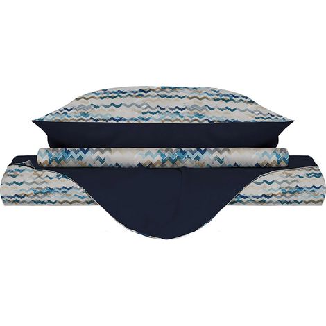 Copripiumino Singolo con Federe Stampato Modern Sky (1/5)