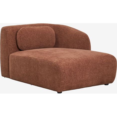 Modulo chaise longue destro per divano modulare in ciniglia Coquette SKLUM (1/5)