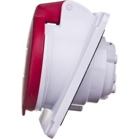 Presa a pannello 5P 16A 400V rossa IP44 PKF16F435