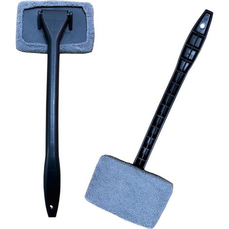 Kit de nettoyage de vitres de voiture, outil de nettoyage de pare-brise, essuie-glace intérieur à long manche, accessoires auto (1/5)