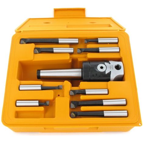 Set tête d'alésage DIN228 CM2/M10 + 9 pcs barres d'alésage MW-Tech KKS29