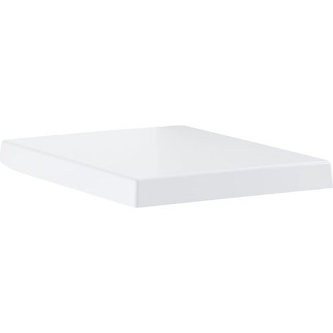 Grohe WC-Sitz Cube Keramik Soft close, mit Deckel, werkzeuglos abnehmbar, Duroplast, Alpinweiß