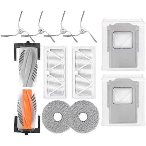 12 accessoires de nettoyage pour DJI ROMO S, ROMO A et ROMO P : brosse principale, filtre et sacs à poussière.