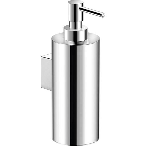 COSMIC Wall Mounted Soap dispenser, 240ml, Chrome, Steel, Architect Collection (1/5)
