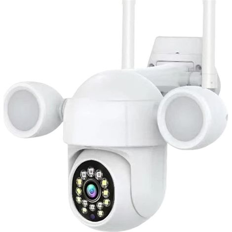 TrAdE Shop Traesio - Telecamera Ptz Wifi 4k Hdr Di Sicurezza Videosorveglianza Intelligente Visione Notturna - (1/4)