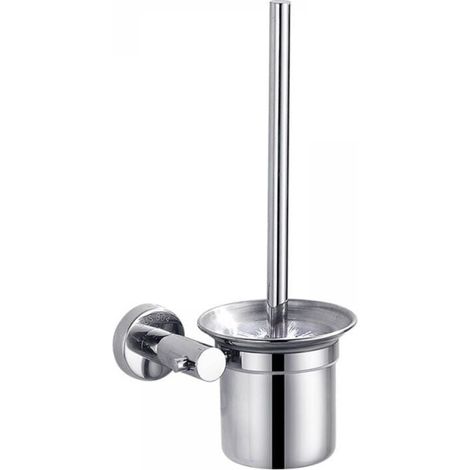 Toilettenbürste und Halter, Badezimmer-Reinigungsbürsten-Set, Toilettenbürste aus Edelstahl, 32 cm (1/3)