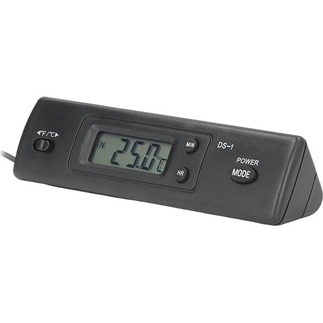 Thermomètre numérique avec sonde étanche pour véhicule, aquarium et réfrigérateur (1/5)