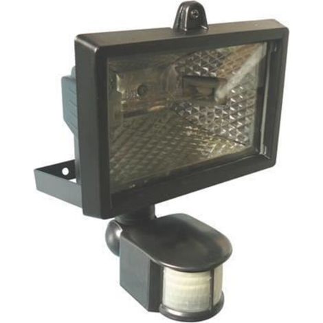 Projecteur Halogène - 120 W - Détecteur De Présence Radar - Étanche Ip44 - Pour Extérieur - 1 Pièce