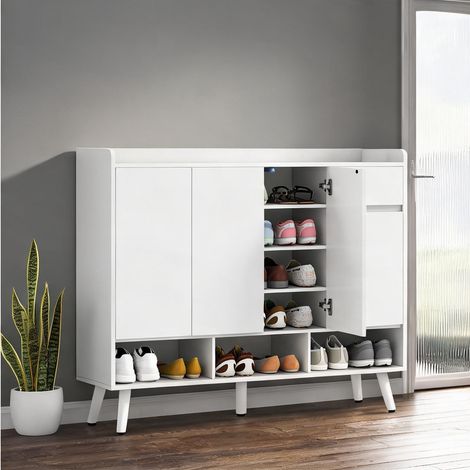 Meuble à chaussures en mDF Kiefernholz 120 x 35 x 100 cm (1/5)
