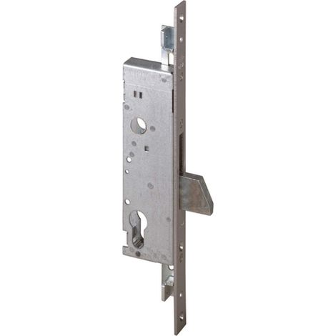 CISA 146220300, Serrure à Enfiler à Verrou Basculant à Cylindre pour Montanti, Version Seulement Verrou Frontal en Acier Inoxydable, Entrée 30, Ambidextre (1/2)