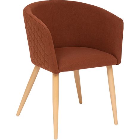 Poltrona da pranzo marlo faggio ambra - Atmosphera créateur d'intérieur (1/4)