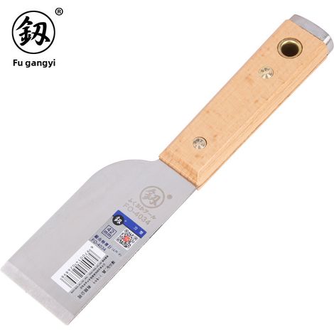 Fourniture d'outils Fukuoka : couteau à mastic multifonctionnel, couteau de nettoyage épais, grattoir à frapper, couteau à mastic (couteau FO-4034) (1/5)