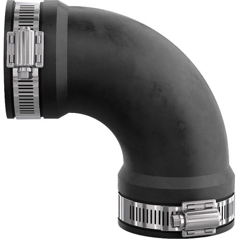 Coude Geboflex multi-tuyaux (PVC, métal, céramique, béton) longueur 160mm Ø78/90