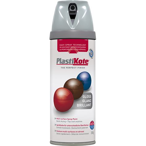 PlastiKote Premium Gloss Spray Paint – Twist & Spray, Smoke Infusion Finish, 400ml