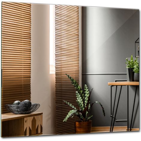 Grand Miroir Mural - Miroir décoratif pour Salon, Salle de Bain, Chambre, entrée - Miroir décoratif - 50 cm x 50 cm (1/5)