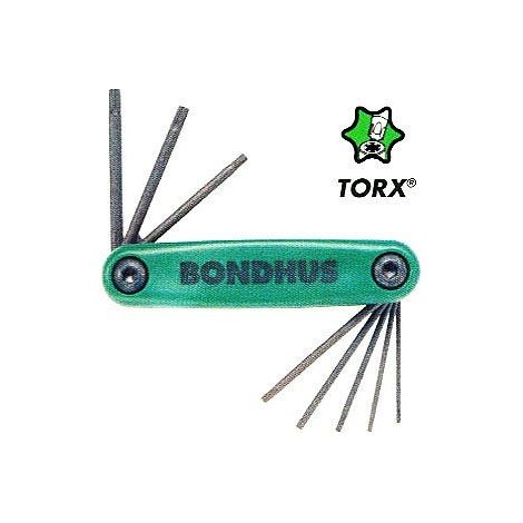 Set Chiavi Torx Verde 8 Pezzi T9 a T40