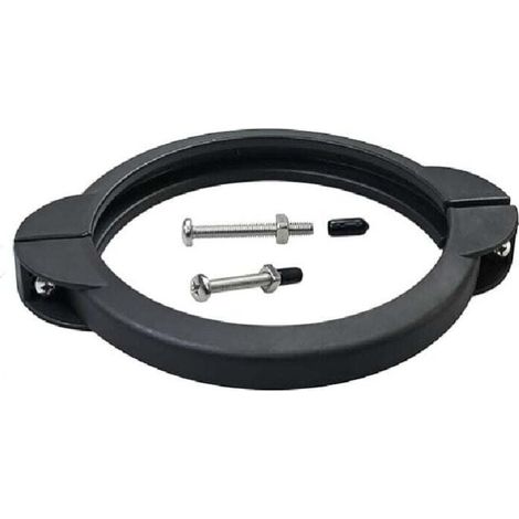 Collier de serrage de piscine de rechange 80110-2 avec vis, compatible avec les pompes à filtre à sable Intex de 12 et 14 pouces (débit : 2 100 et 2 800 gal/h) pour piscines hors sol (1/4)