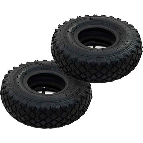 vidaXL Neumáticos con cámaras internas carretilla 2 uds 3.00-4 260x85 (1/2)