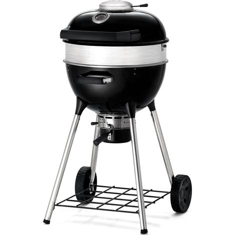 Napoleon – Barbecue à charbon portable 47 cm – Grille en fonte – Système de gestion de chaleur Vortex – Couvercle à charnière (1/10)