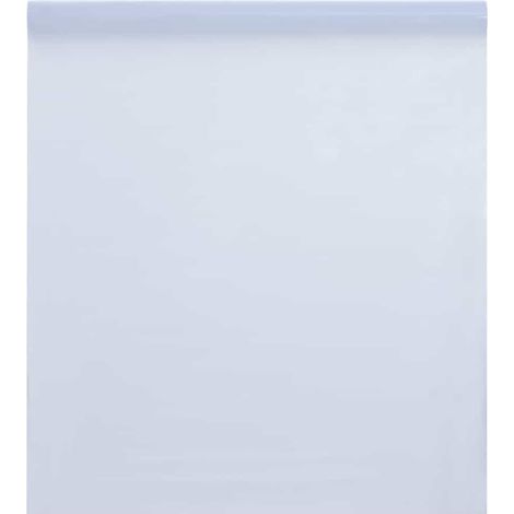 vidaXL Lámina de ventana esmerilada PVC blanco 60x2000 cm (1/5)