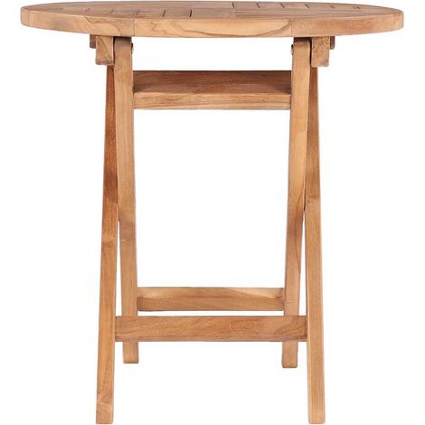 Maison Exclusive - Gartentisch Klappbar 45 cm Massivholz Teak (1/5)