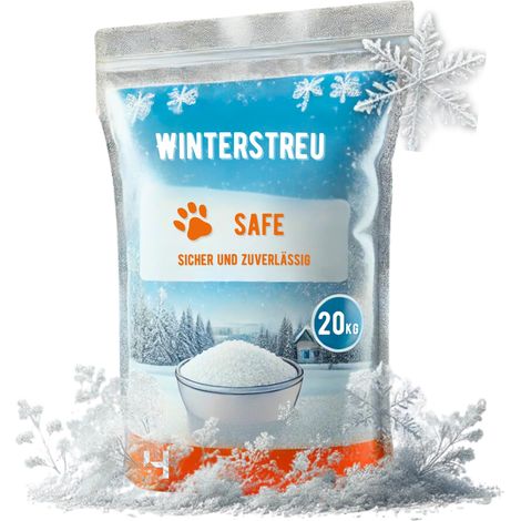 Winterstreu 20kg - Effektiver Schneeräum - und Enteisungsmittel (1/5)