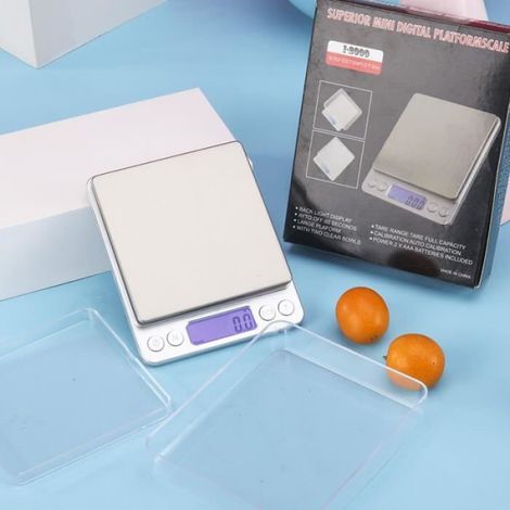 Balance de cuisine balance électronique en acier inoxydable maison petite balance électronique de cuisine (1/4)