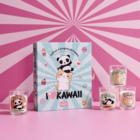 Bougie - THE CONCEPT FACTORY - Parfumée - Kawaii - Multicolore (1/5)