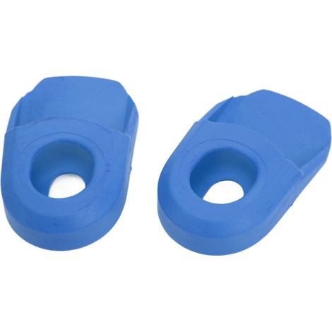 2 Housses en Silicone pour Manivelles de Vélo, Protection Antichoc pour Pédalier Bleu (1/5)