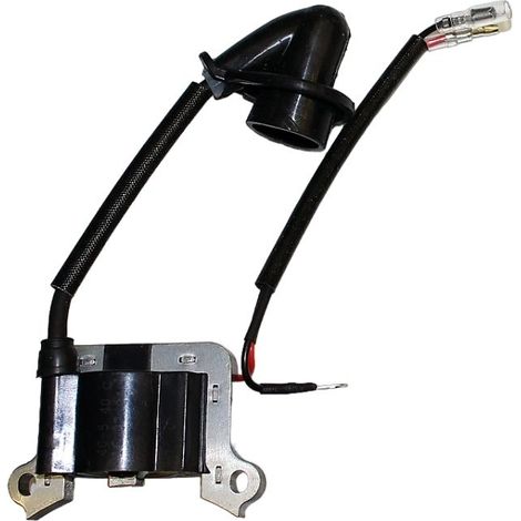 Bobine d'allumage débroussailleuse – Compatible avec modèles Scheppach et Woodster – Remplacement d'origine – Pour coupe précise et efficace