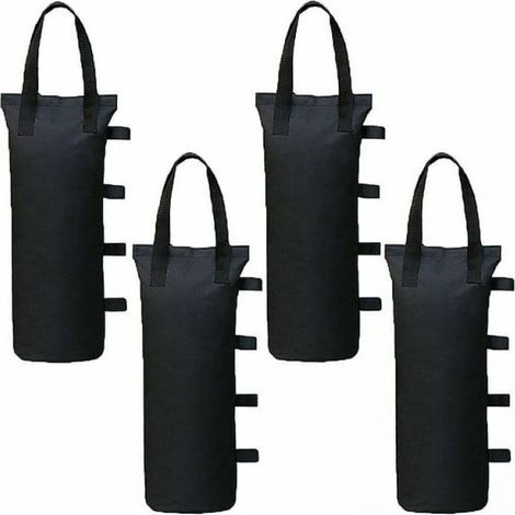 Lot de 4 Poids de Gazebo pour Tonnelle et Pavillon, Sac de Lestage Sable pour Jambes, Tentes Pare-Soleil, Parasol (1/5)