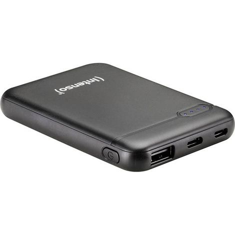 Intenso XS5000 Powerbank (batterie supplémentaire) 5000 mAh LiPo noir affichage du statut (1/5)